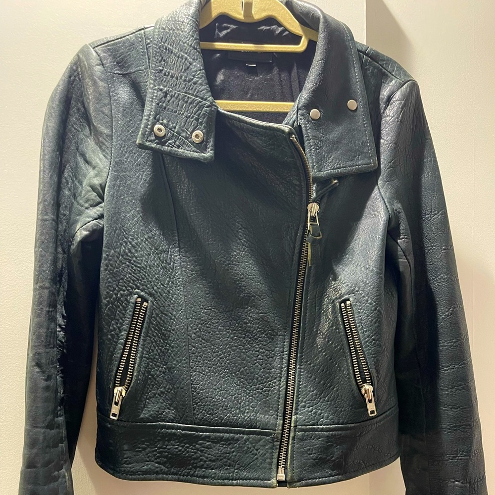 Mackage leather moto jacket